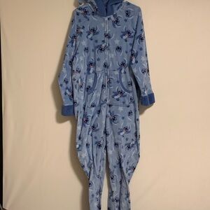 Disney Blue Kids Pajama Set with Character Print